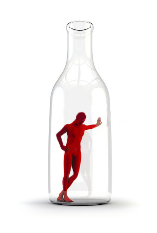 stock photo life in the bottle 78852142